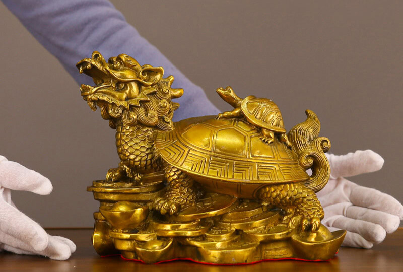 Long Quy là linh vật phong thủy với mình rùa, đầu rồng