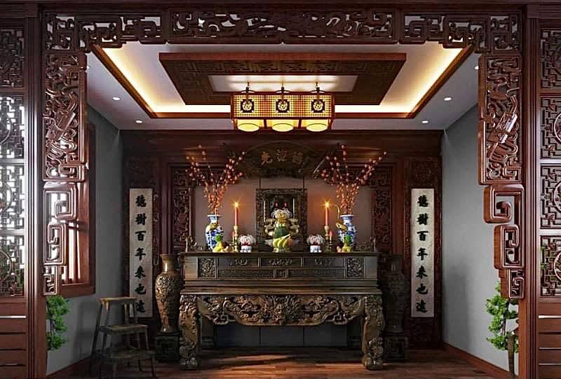 Phong thủy phòng thờ